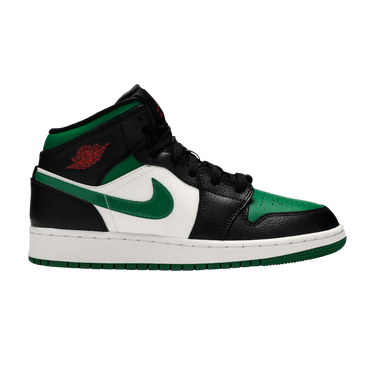 Air Jordan 1 Mid GS 'Black Pine Green'