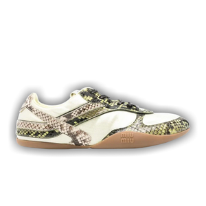 Miu Miu Wmns Python Print Sneakers 'Ananas Felce'