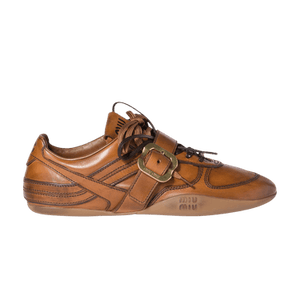 Miu Miu Wmns Buckle Sneaker 'Cognac'