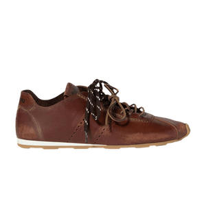 Miu Miu Wmns Plume Leather Sneaker 'Coffee'