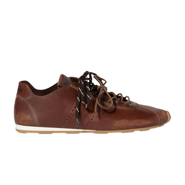 Miu Miu Wmns Plume Leather Sneaker 'Coffee'