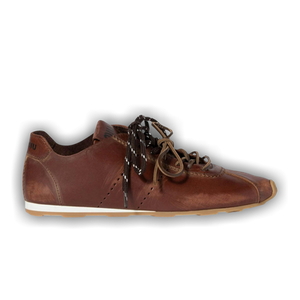 Miu Miu Wmns Plume Leather Sneaker 'Coffee'