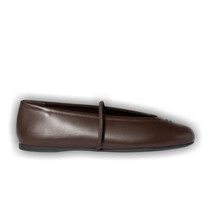 Miu Miu Wmns Ballerina 'Dark Brown'