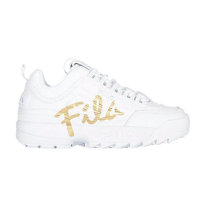 Fila Wmns Disruptor 2 Script 'White Metallic Gold'