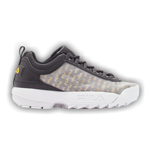 Fila Wmns Disruptor 2 'Clear Logos - Black White Gold'