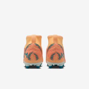 Kylian Mbappé x Nike Jr. Mercurial Superfly 10 GS 'Melon Tint/Igloo/Neo Turquoise'