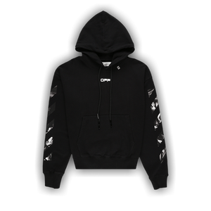 Off-White Caravaggio Square Over Sweatshirt 'Black'