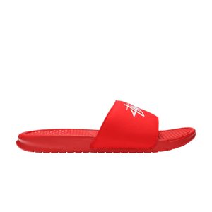 Stussy x Nike Benassi 'Habanero Red'