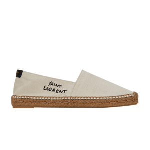 Saint Laurent Embroidered Espadrille 'Natural Beige'