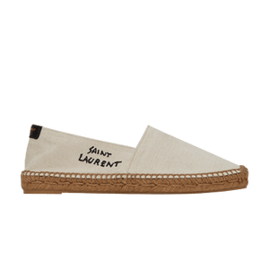 Saint Laurent Wmns Embroidered Espadrille 'Natural Beige'