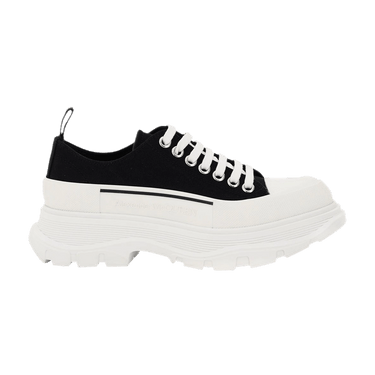 Alexander McQueen Wmns Tread Slick Lace Up 'Black White'