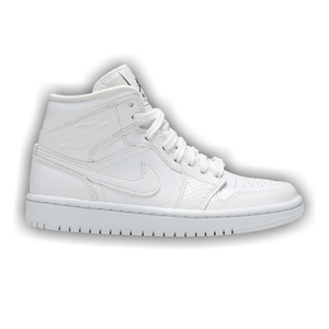 Wmns Air Jordan 1 Mid 'White Snakeskin'