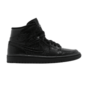 Wmns Air Jordan 1 Mid 'Black Snakeskin'