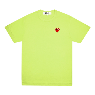 Comme des Garçons PLAY Pastelle Red Emblem T-Shirt 'Green'