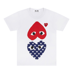 Comme des Garçons PLAY Polka Dot Mirror T-Shirt 'White'