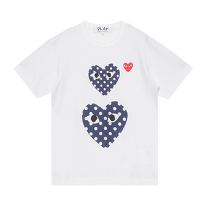 Comme des Garçons PLAY Polka Dot Duo T-Shirt 'White'