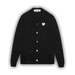 Comme des Garçons PLAY V-Neck Cardigan 'Black'