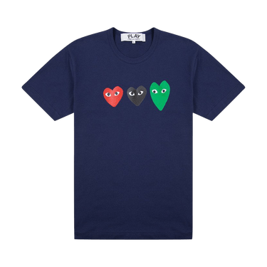 Comme des Garçons PLAY Multi Heart T-Shirt 'Navy'