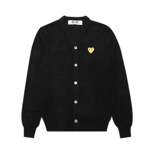 Comme des Garçons PLAY Gold Heart Cardigan 'Black'