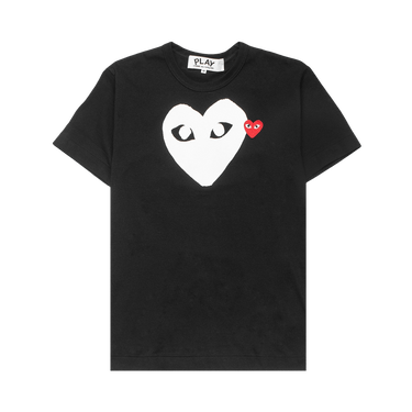 Comme des Garçons PLAY Emblem Heart T-Shirt 'Black'