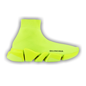 Balenciaga Wmns Speed 2 Trainer Knit 'Fluo Yellow'