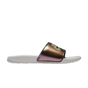 Nike Wmns Benassi JDI 'Light Bone Medium Olve'