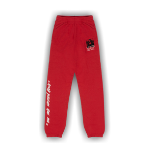 Off-White Monalisa Sweat Pant 'Red'