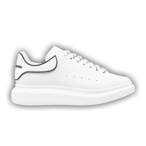 Alexander McQueen Oversized Sneaker 'White Black Contrast Heel'