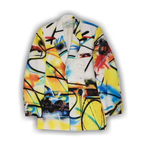 Off-White Futura Spray Over Blazer 'Multicolor'