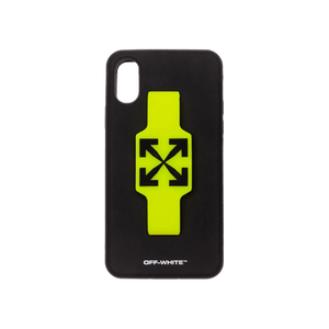 Off-White iPhone XS Cover With Finger Grip 'Black'