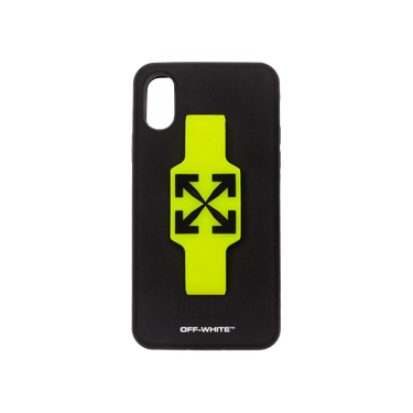 Off-White iPhone XS Cover With Finger Grip 'Black'