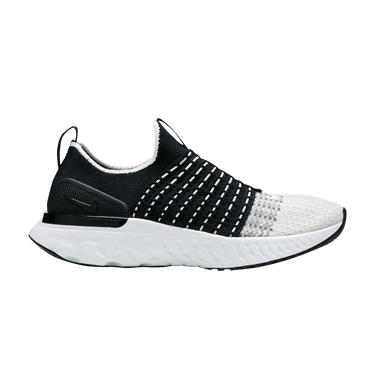 Nike Wmns React Phantom Run Flyknit 2 'Black White'