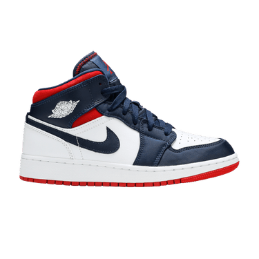 Air Jordan 1 Mid GS 'USA Olympic'
