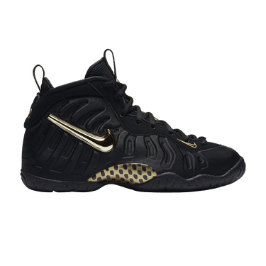 Nike Air Foamposite Pro GS 'Black Metallic Gold'