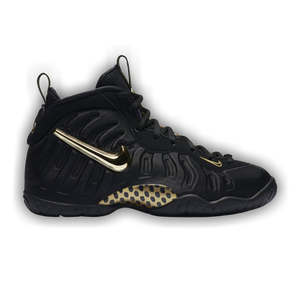 Nike Air Foamposite Pro GS 'Black Metallic Gold'