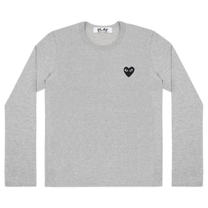 Comme des Garçons PLAY Heart Long-Sleeve Tee 'Grey'