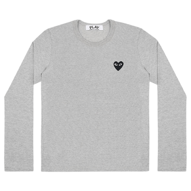Comme des Garçons PLAY Heart Long-Sleeve Tee 'Grey'