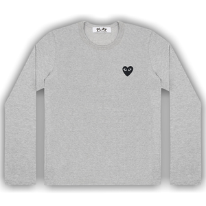 Comme des Garçons PLAY Heart Long-Sleeve Tee 'Grey'
