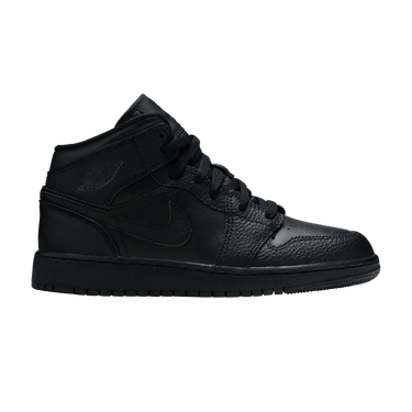 Air Jordan 1 Mid GS 'Triple Black' 2020