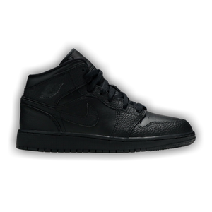 Air Jordan 1 Mid GS 'Triple Black' 2020