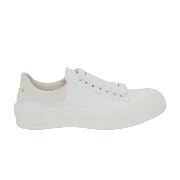 Alexander McQueen Deck Lace-Up Plimsoll 'White' 654593 W4MV7 9000