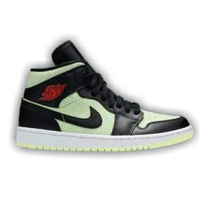 Wmns Air Jordan 1 Mid SE 'Black Barely Volt'