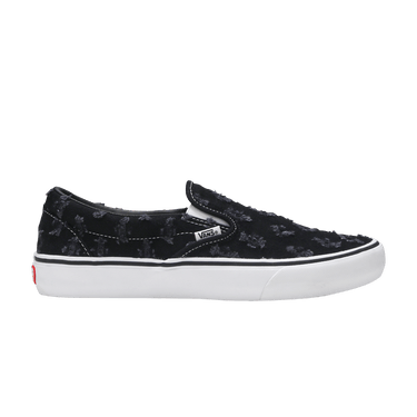 Supreme x Vans Slip-On 'Black Hole Punch Denim'
