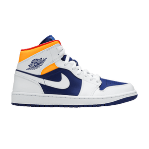 Air Jordan 1 Mid 'White Deep Royal Blue'