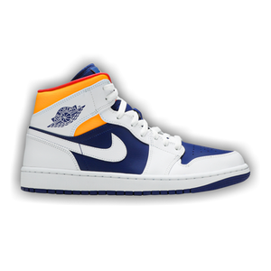 Air Jordan 1 Mid 'White Deep Royal Blue'