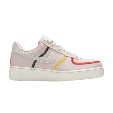 Nike Wmns Air Force 1 '07 Low LX 'Stitched Canvas - Siltstone Red'