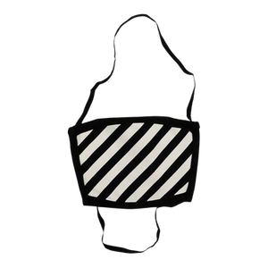 Off-White Diag Face Mask 'Black/White'