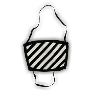 Off-White Diag Face Mask 'Black/White'