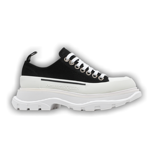 Alexander McQueen Wmns Tread Slick Lace Up 'Black White'