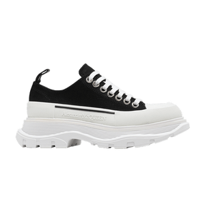 Alexander McQueen Wmns Tread Slick Lace Up 'Black White'